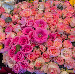  beautiful mixed rose  bouquet .Decoration for wedding ,birthday flowers, and gift .