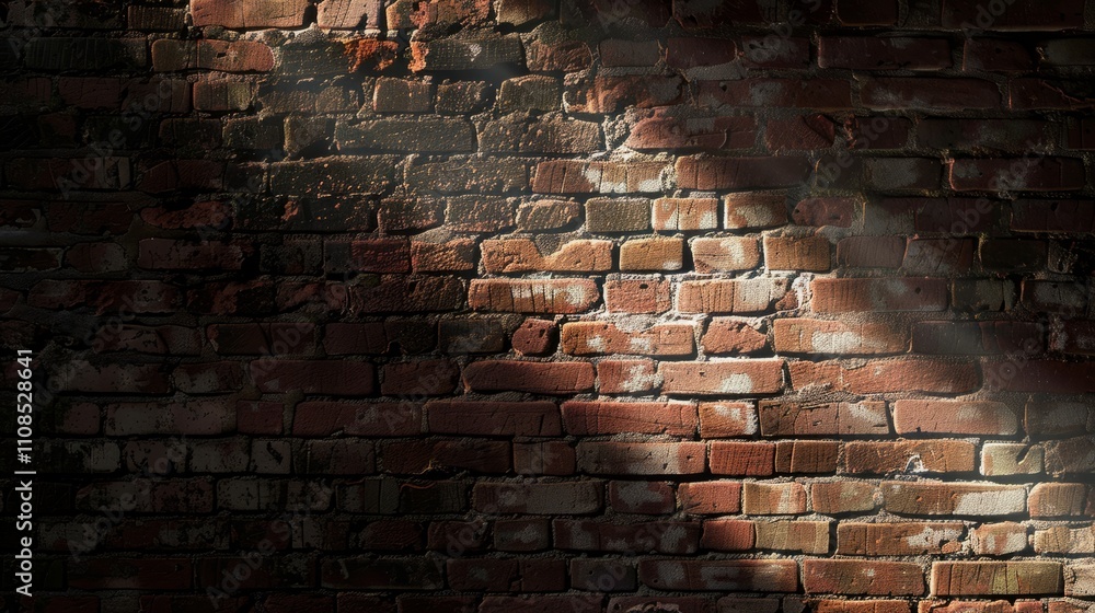 Poster shadowy outline of a brick texture background, adding a touch of rustic charm to your compositions