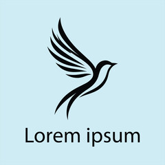 Obraz premium Bird Logo Design Template