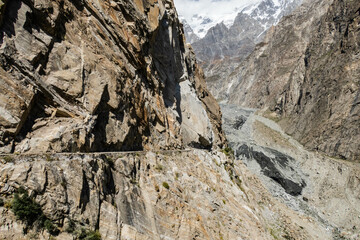 Trekking to Ultar Meadows, Karimabad, Hunza, Gilgit-Baltistan, Pakistan