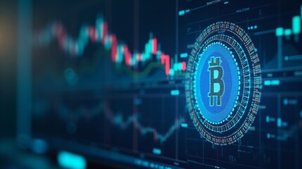 Financial Market Trends with Data Points and Indicators