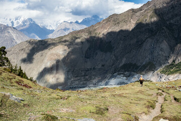 Trekking to Rakaposhi Basecamp, Minapin, Pakistan