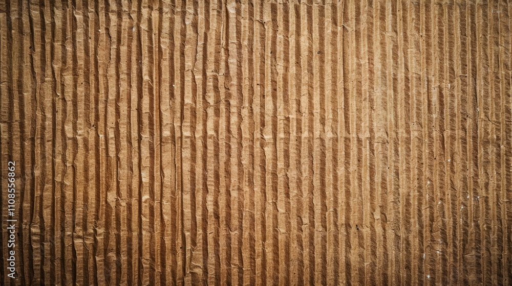 Poster earthy cardboard texture background with plenty of copy space, adding texture and depth to your desi
