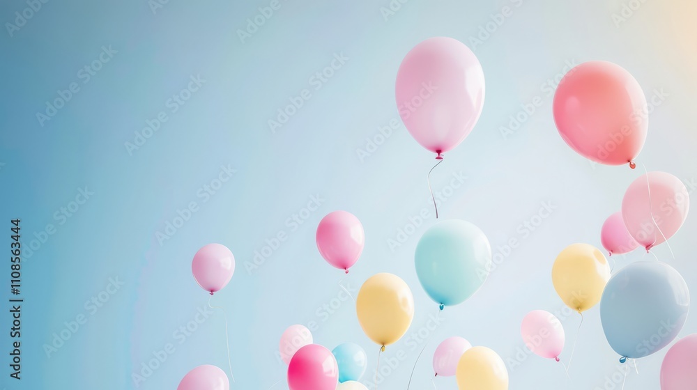 Poster simple and uncluttered composition with ample white space, perfect for promoting children day initia