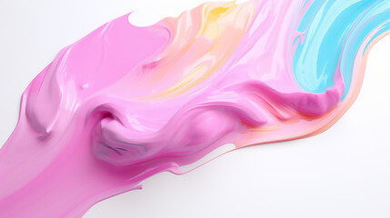 Obraz premium Glowing geometric shapes with vibrant gradients in neon colors for a radiant and modern design abstract watercolor background 