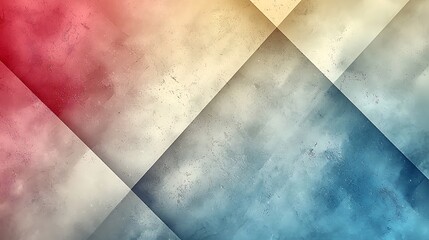 Vibrant Abstract Wallpaper Featuring Soft Color Gradients in Red, Blue, and Cream Tones Perfect for Modern Design and Creative Projects