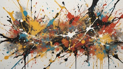 Colourful spray paint background. Colourful splashing paintings water 