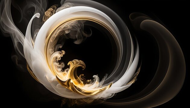 a black background with a gold circle that says  gold .