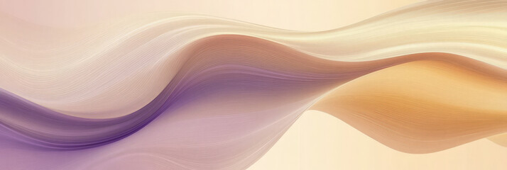 Abstract wave design with soft colors, creating a calming and fluid visual effect.