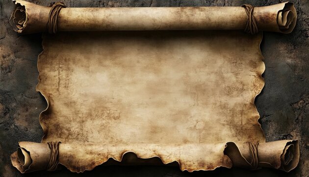 Artwork brings to life an ancient biblical scroll interpreting prophetic messages.