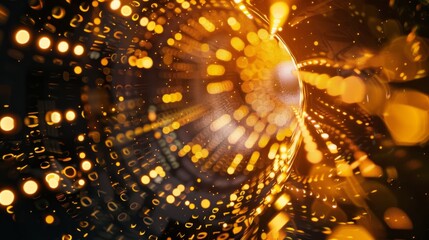 An unstoppable force the digital currency vortex engulfs traditional banking institutions transforming them into virtual entities.