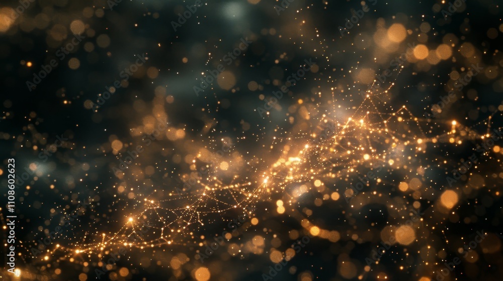 Poster an aweinspiring sight of interconnected decentralized networks stretching across the vast expanse of