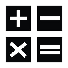 Calculator icon vector