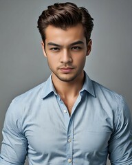 Obraz premium portrait of a handsome man who is angry