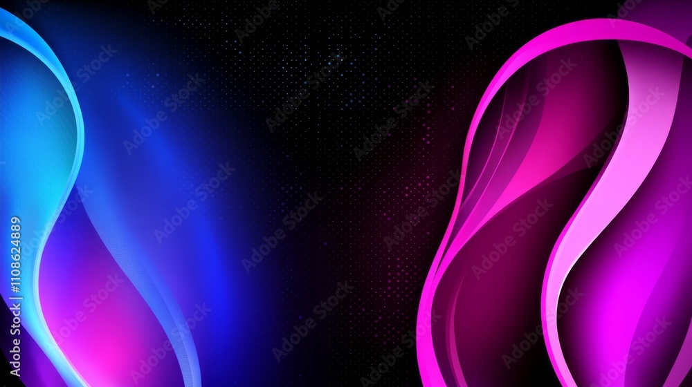 Poster digital wave of particles, background of digital cyberspace .wave of digital particles, digital cybe