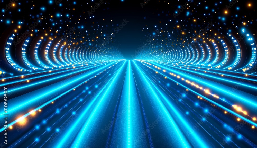 Poster modern background featuring interconnected polygons in a plexus style, with a focus on digital data 