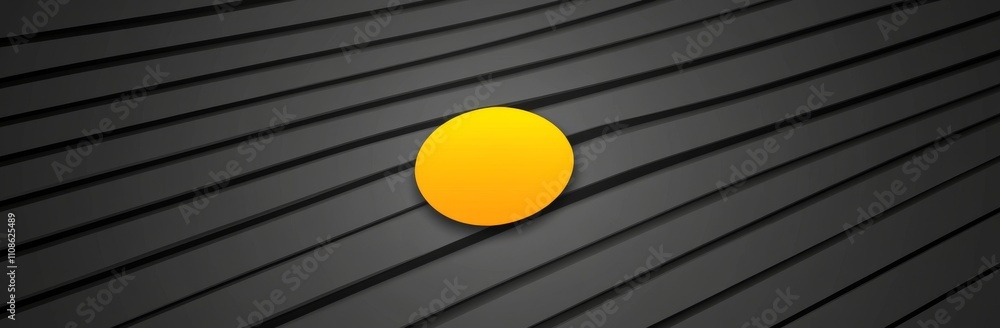 Aufkleber digital art featuring panoramic abstract 3d objects from germany