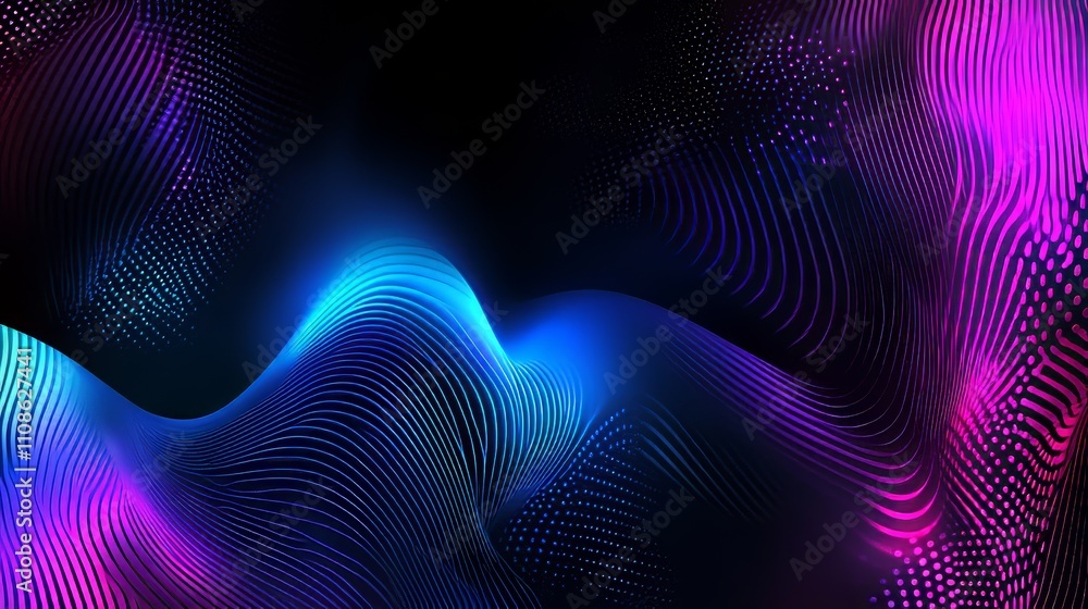 Poster neural network.cyber city, digital technology, and information security.big data concept in 3d illus