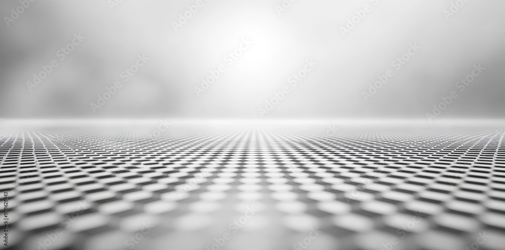 Poster a blue digital plexus with connecting dots, set against a technology-themed isolated background, dep