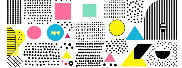 Abstract round geometric shapes with gradients. This concept is perfect for creative technology, digital art, social communication, and modern science. It's ideal for posters, covers, banners,