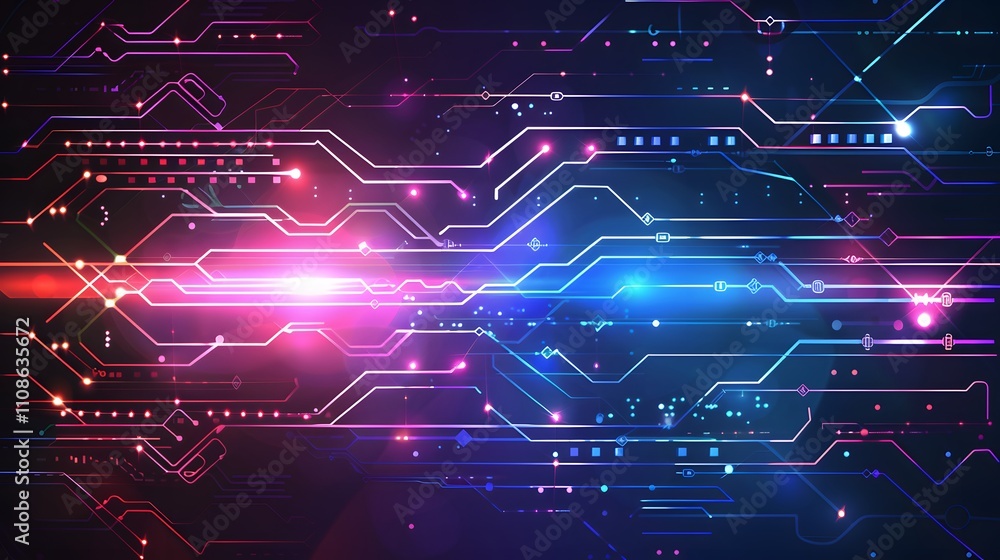 Poster abstract digital circuit board network design