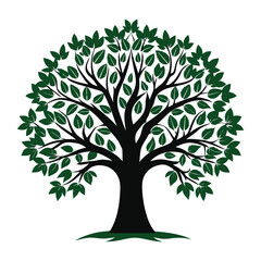 Minimalist Tree Silhouette icon 