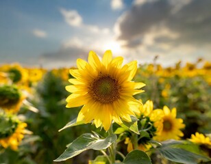Fototapeta premium Sunny sunflowers