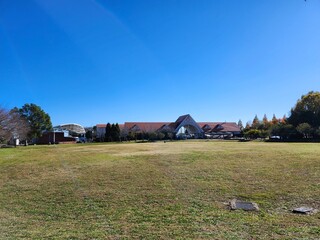 埼玉県農業公園の晩秋風景