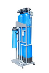Two-column industrial domestic water filtration system
Close-up image of a water refilling station...