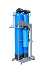 Two-column industrial domestic water filtration system
Close-up image of a water refilling station...