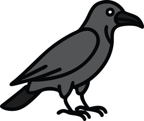 Fototapeta premium crow art design silhouette vector
