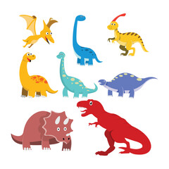 set of dinosaurs © okta