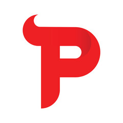 Modern letter P logo design. P logo template vector illustration design. Creative modern letters vector logo illustration
