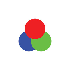 RGB miscellaneous icon on white background