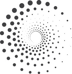 black and white circle  dot
