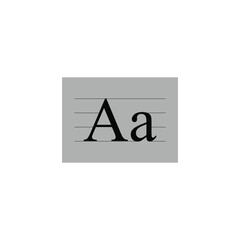 Obraz premium Text editor icon on white background