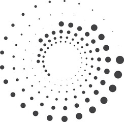 black and white circle  dot