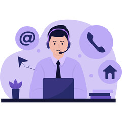 Customer Service Illustration