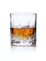 Refreshing whiskey on the rocks home bar beverage photography elegant setting close-up sophistication and relaxation