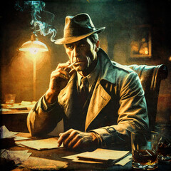 Der Ermittler im Rauch der Wahrheit