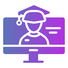 school Gradient icon