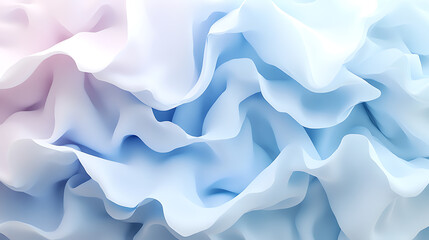 Obraz premium Abstract Pastel Blue and Pink Fluid Design