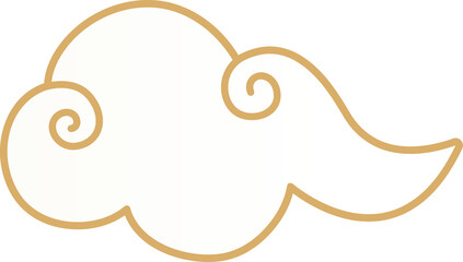 Fototapeta premium A traditional brown cloud