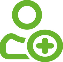 Obraz premium User Add icon logo design