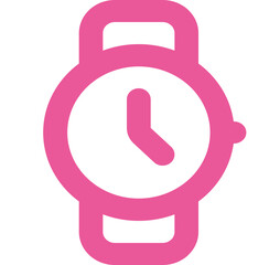 Wristwatch icon logo design