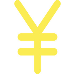 Yen icon logo design