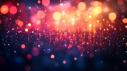 Obraz premium a colorful lights in the dark