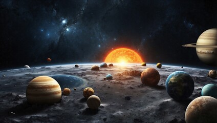 Background of solar energy 