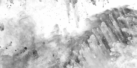 Abstract background with white , grey watercolor paint. abstract color powder explosion on white background. Freeze motion of dust splash. Artwork for creative banner, card, template, design vector.	