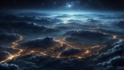sky with clouds